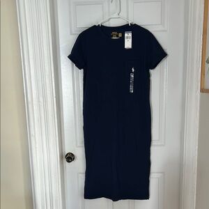 Ralph Lauren Navy Blue T-Shirt Dress